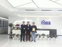 熱烈祝賀莫總、劉總簽約創綠家東莞市區級代理！